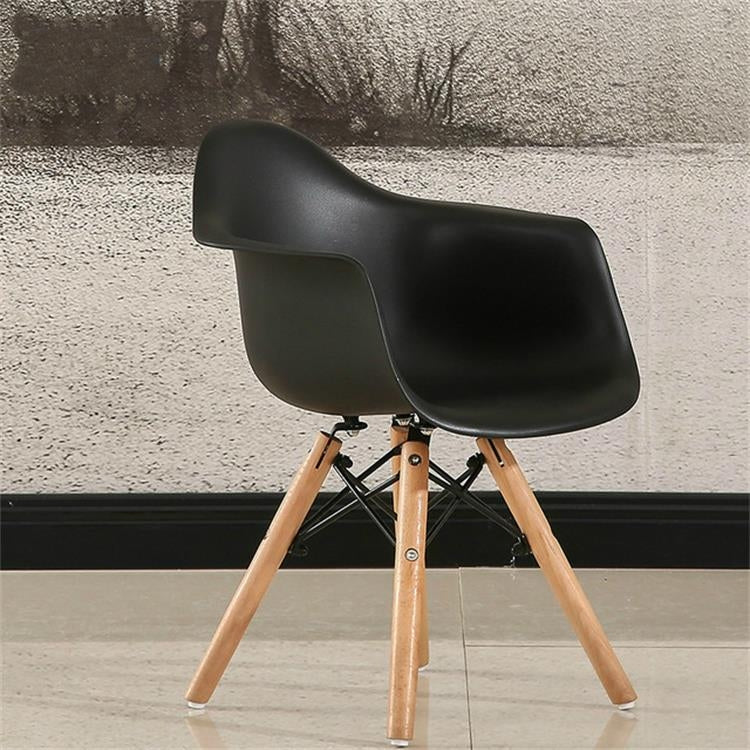 Nordic Minimalist Modern Children Furniture Kids Stool Plastic Wood Chair Fashion Kids Chair