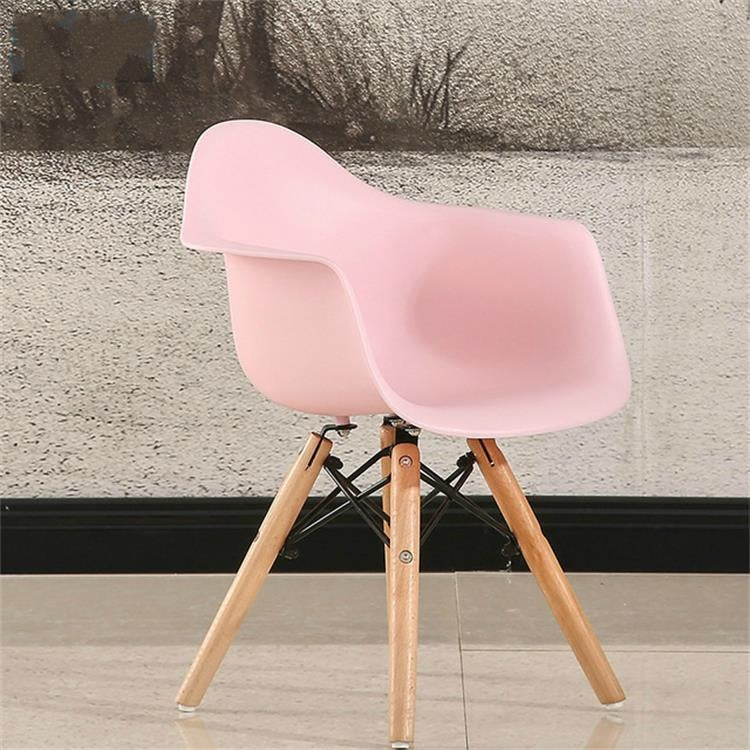 Nordic Minimalist Modern Children Furniture Kids Stool Plastic Wood Chair Fashion Kids Chair