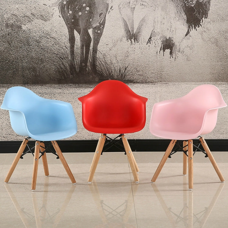 Nordic Minimalist Modern Children Furniture Kids Stool Plastic Wood Chair Fashion Kids Chair