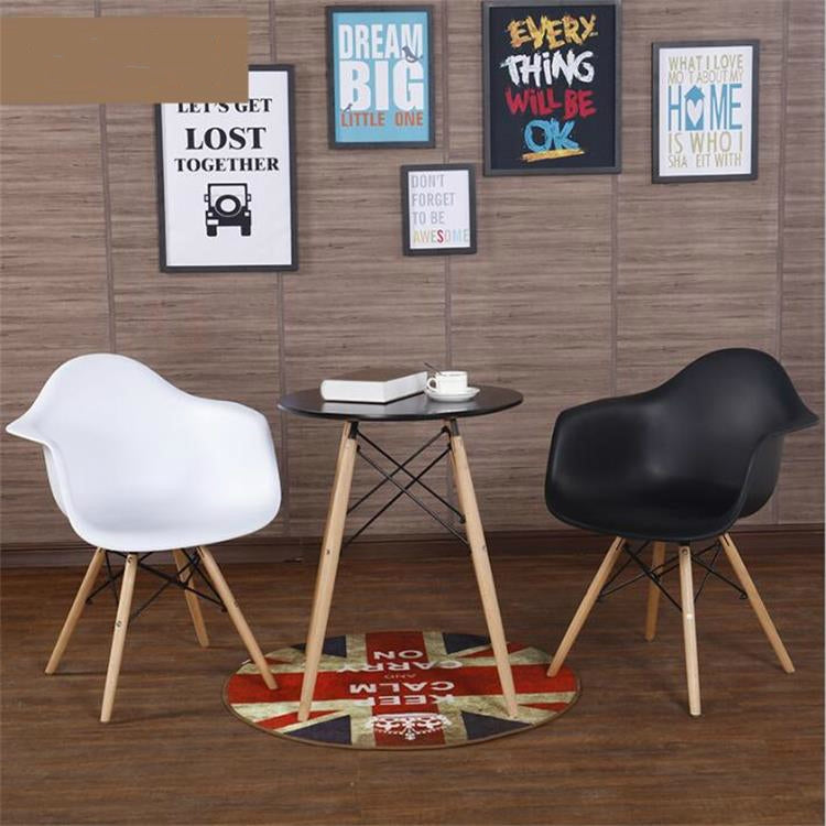 Nordic Minimalist Modern Children Furniture Kids Stool Plastic Wood Chair Fashion Kids Chair