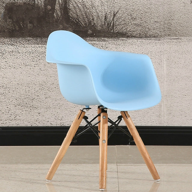 Nordic Minimalist Modern Children Furniture Kids Stool Plastic Wood Chair Fashion Kids Chair