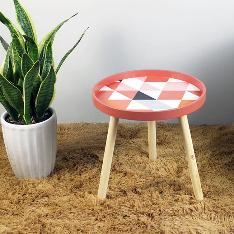 Modern Small Fresh Coffee Tables Creative Wood Round Tables Home Decoration Accessories
