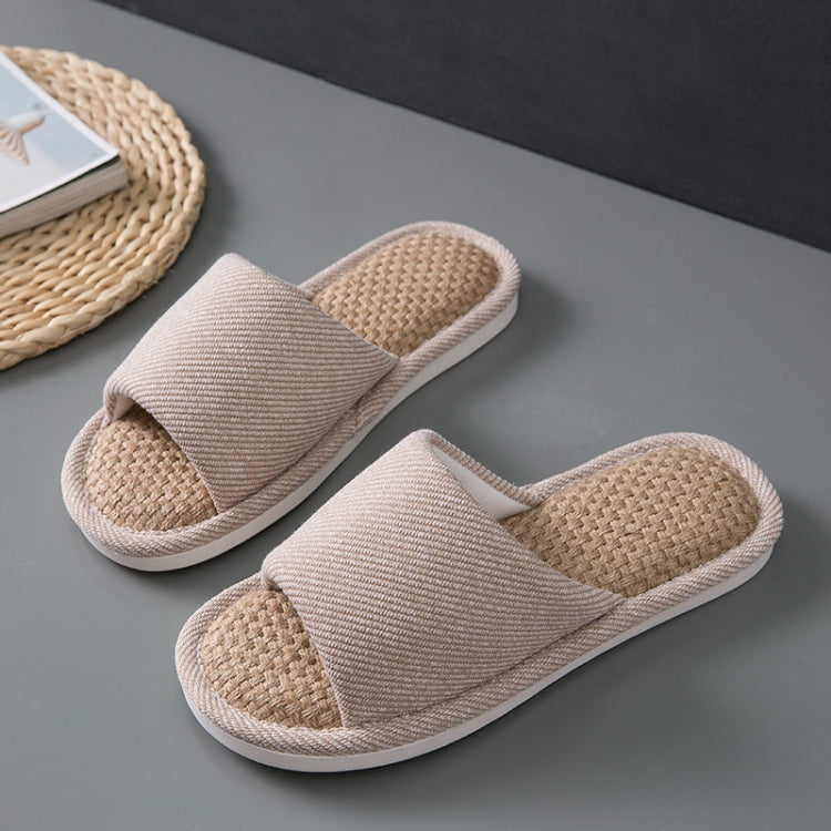 Unisex Slippers Home Indoor Cotton Fabric Slippers, Size:38
