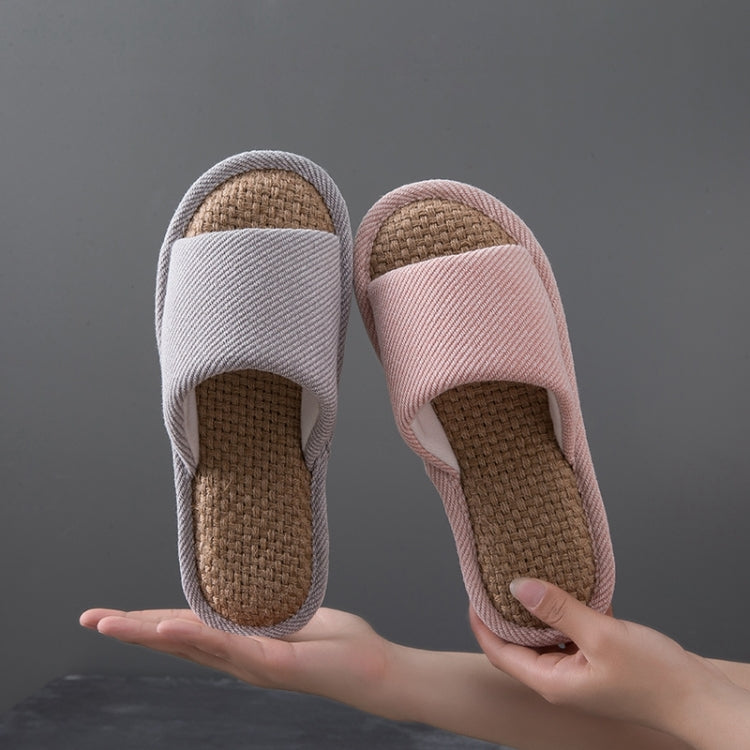 Unisex Slippers Home Indoor Cotton Fabric Slippers, Size:39