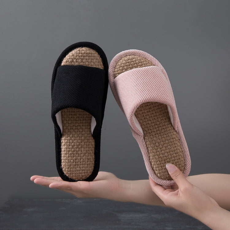 Unisex Slippers Home Indoor Cotton Fabric Slippers, Size:40