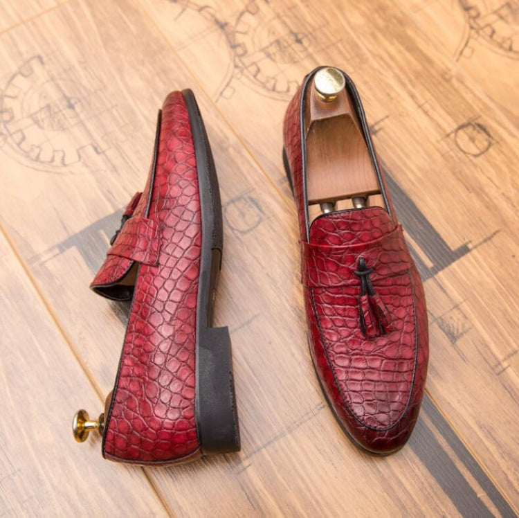 Men Comfortable Gentleman Business Fashion Pointed Dress Men Shoes, Size:39
