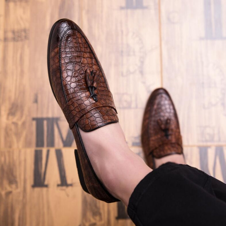 Men Comfortable Gentleman Business Fashion Pointed Dress Men Shoes, Size:47