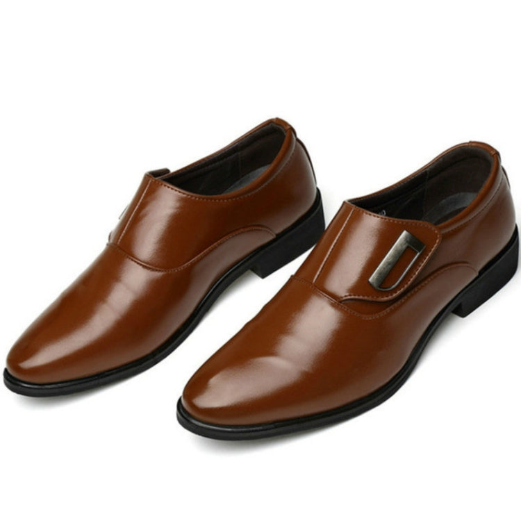 Spring Casual Tide Shoes Dress Shoes Men British Pointed Shoes, Size:40