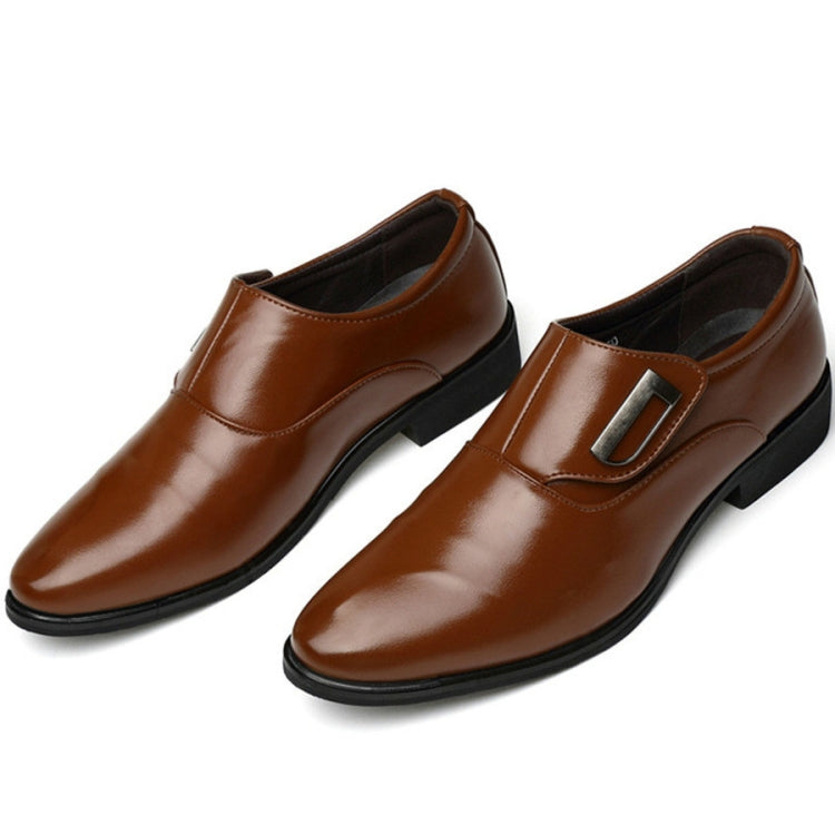 Spring Casual Tide Shoes Dress Shoes Men British Pointed Shoes, Size:40