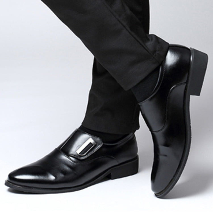 Spring Casual Tide Shoes Dress Shoes Men British Pointed Shoes, Size:46