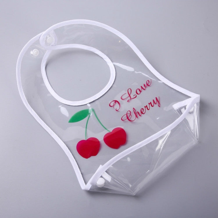 Leakproof Transparent Baby Bib Foldable EVA Waterproof Rice Bib