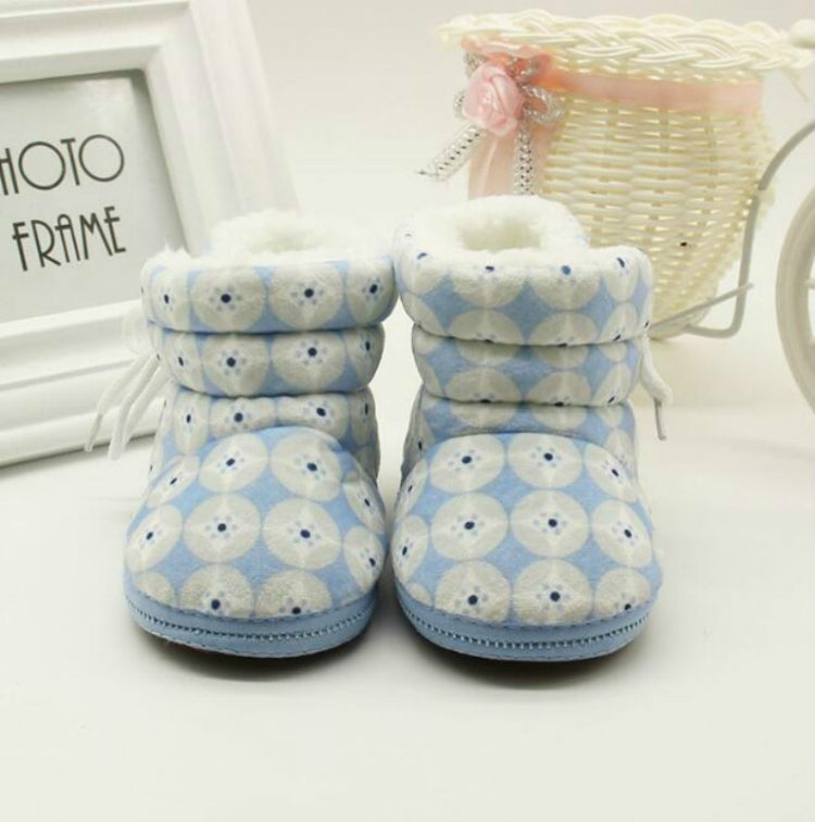 Baby Toddler Thick Cotton Soft Bottom Warm Boots, Baby age:0-12 Months