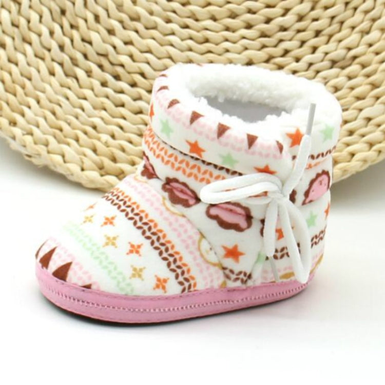 Baby Toddler Thick Cotton Soft Bottom Warm Boots, Baby age:0-12 Months