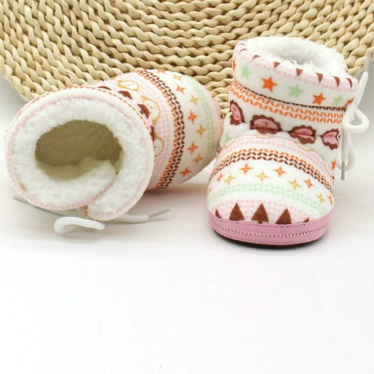 Baby Toddler Thick Cotton Soft Bottom Warm Boots, Baby age:0-12 Months