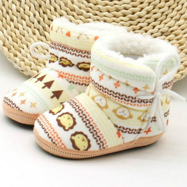 Baby Toddler Thick Cotton Soft Bottom Warm Boots, Baby age:0-12 Months