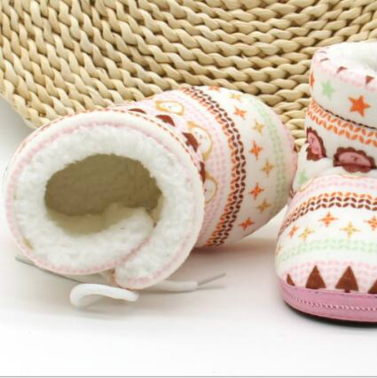 Baby Toddler Thick Cotton Soft Bottom Warm Boots, Baby age:0-12 Months