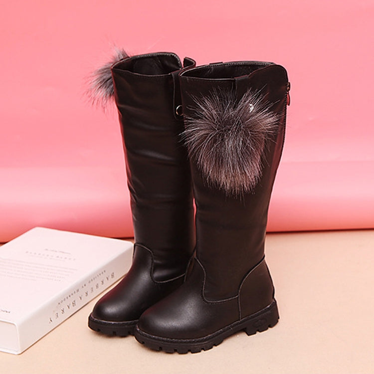 Girls Martin Boots Child Casual Shoes, Size:33(Black)
