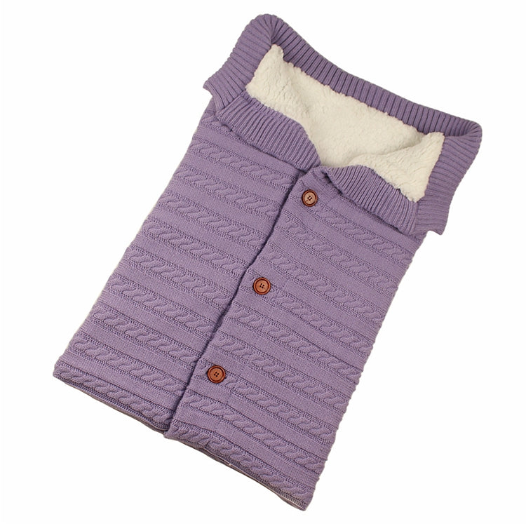 Warm Soft Cotton Knitting Envelope Newborn Baby Sleeping Bag