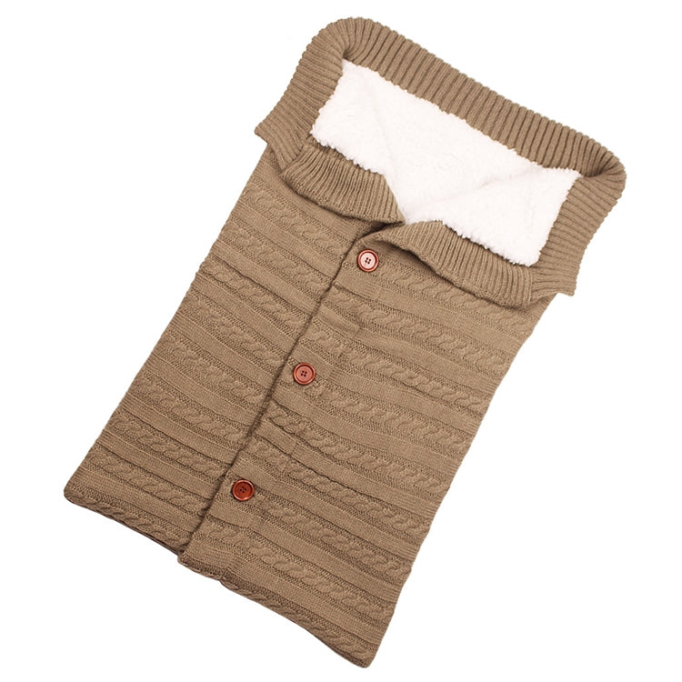 Warm Soft Cotton Knitting Envelope Newborn Baby Sleeping Bag