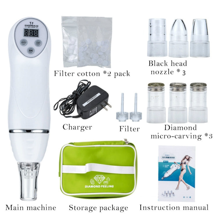 Diamond Peeling Facial Pore Cleaner Vacuum Blackhead Acne Remover Machine Skin Cleaning Equipment