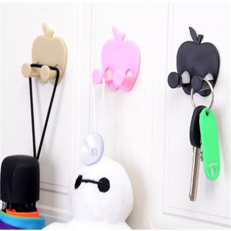 5 PCS Paste Type Socket Hook Power Socket Plug Organizing Rack