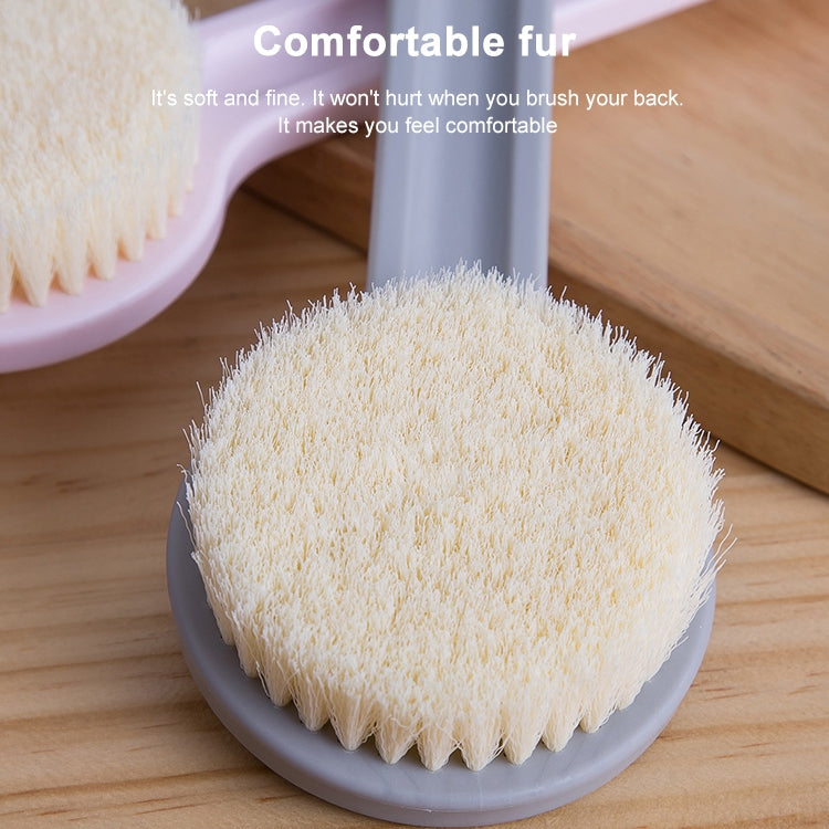 3 PCS Long Handle Peeling Bath Brush Adult Soft Fur Back Brush