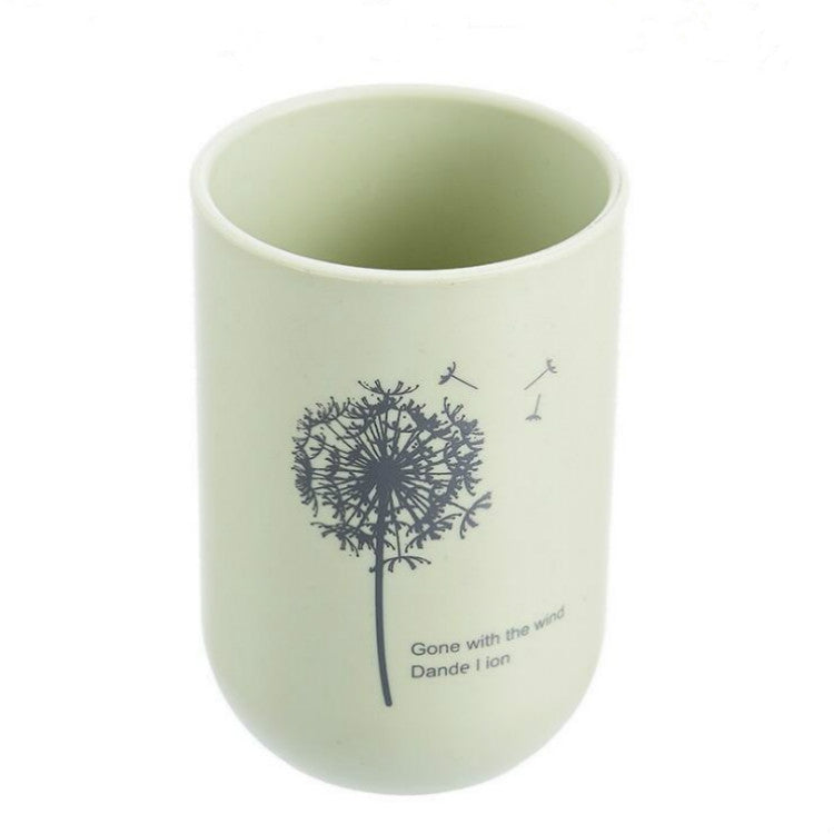 Simple Cute Brushing Cup Couple Plastic Mouthwash Cup, Pattern:Dandelion