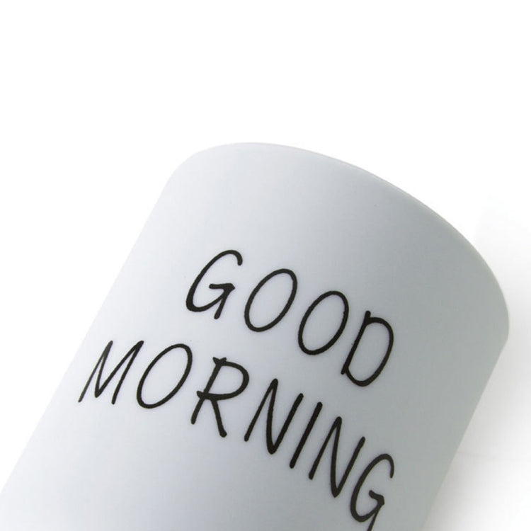 Simple Cute Brushing Cup Couple Plastic Mouthwash Cup, Pattern:Word