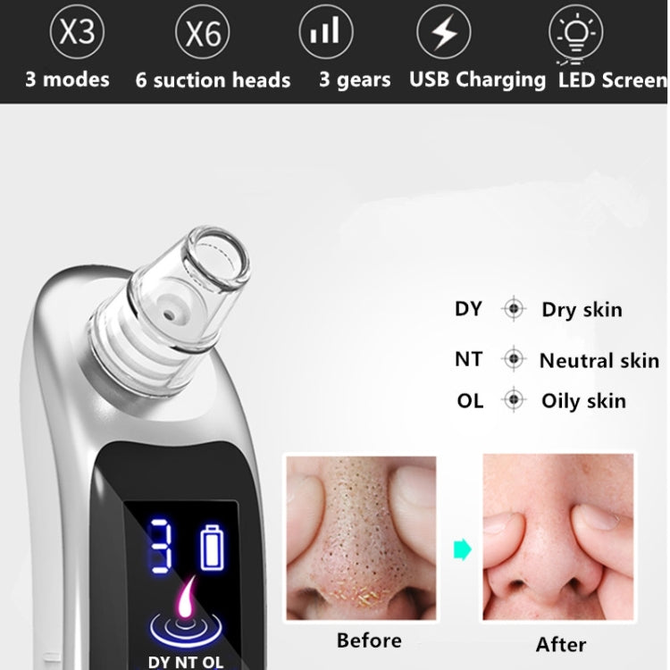 Blackhead Remover Vacuum Face Nose Acne Black Dot Pore Cleaner Machine