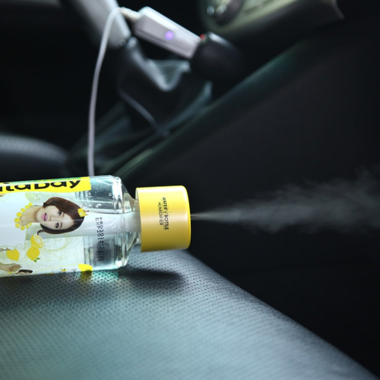 BD602 Water Bottle Cap Humidifier USB Car Aromatherapy Humidifier