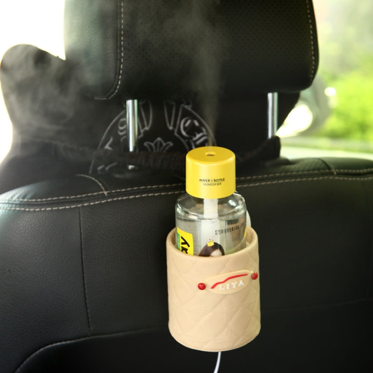 BD602 Water Bottle Cap Humidifier USB Car Aromatherapy Humidifier