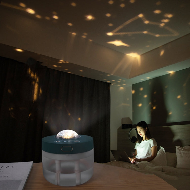 BD-D25 Colorful Projection Lamp Humidifier 1000ml Large Capacity Air Purifier