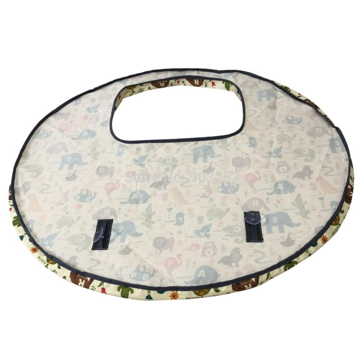 Self-feeding Baby Dining Chair Pads To Prevent Littering For Childrens High Dining Chairs, Size:76 CM  Diameter, Color:Fruit Tray