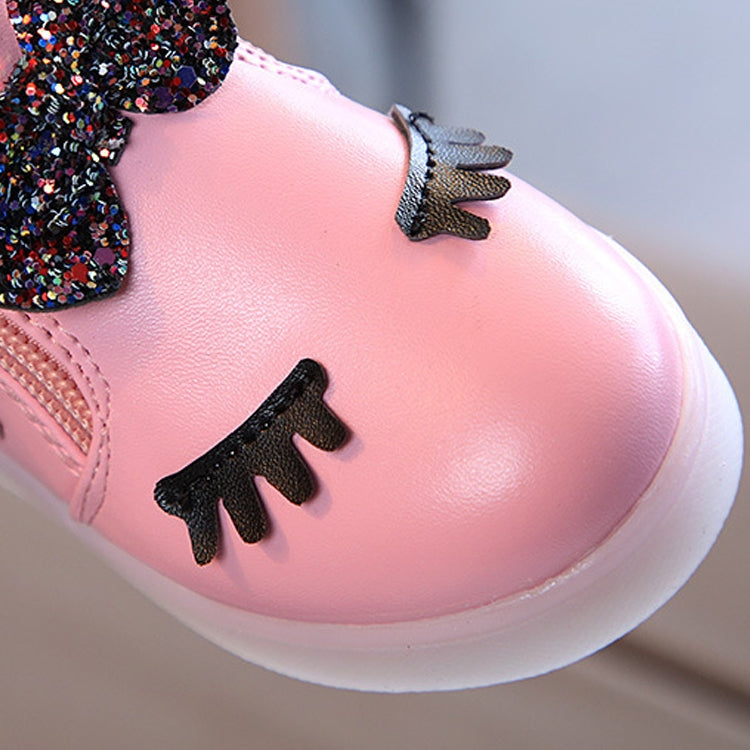 LED Luminous Soft Bottom Boots Sneakers Casual Shoes, Size:21