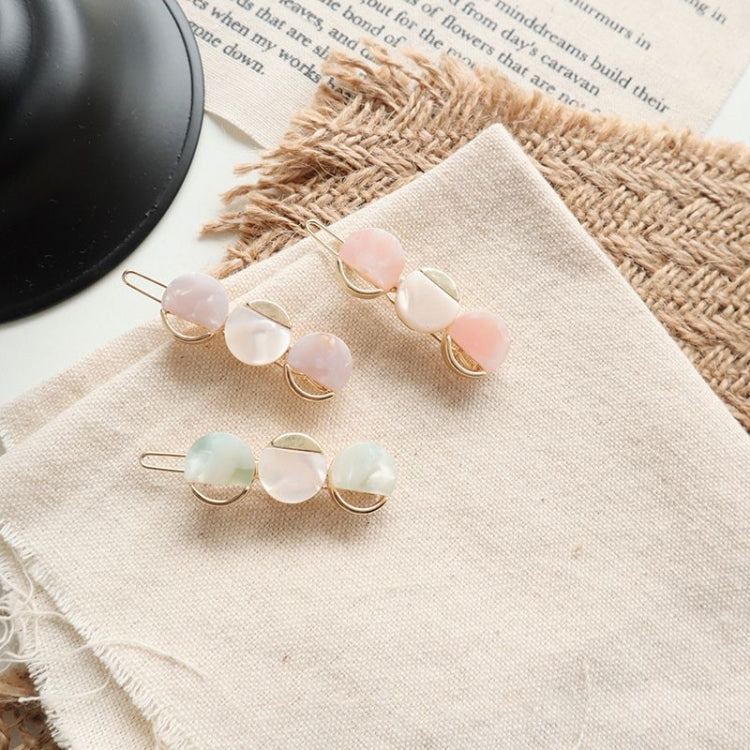 Sweet Acetic Acid Love Hairpin Bangs Clip Exquisite Wild Geometric Hairpin Clip Hair Accessories