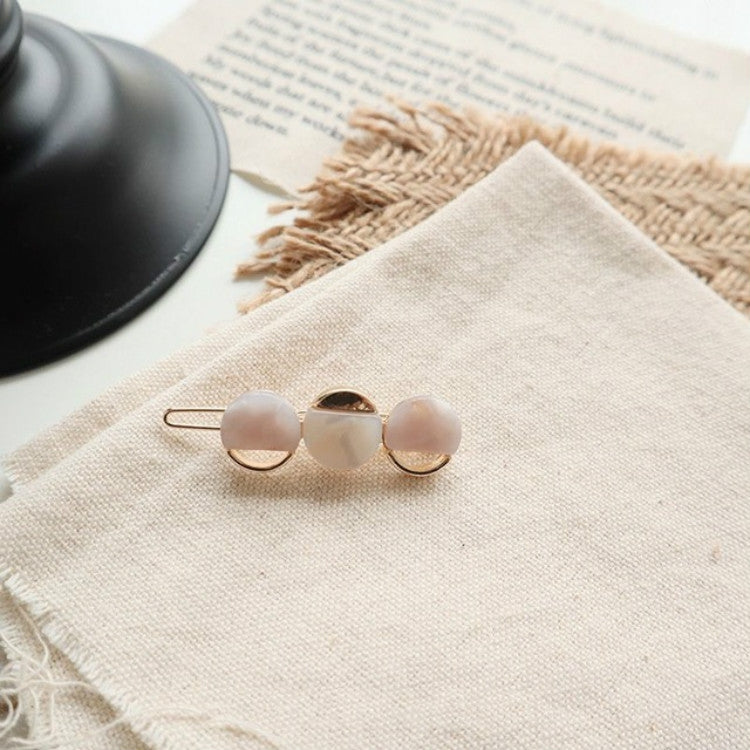 Sweet Acetic Acid Love Hairpin Bangs Clip Exquisite Wild Geometric Hairpin Clip Hair Accessories