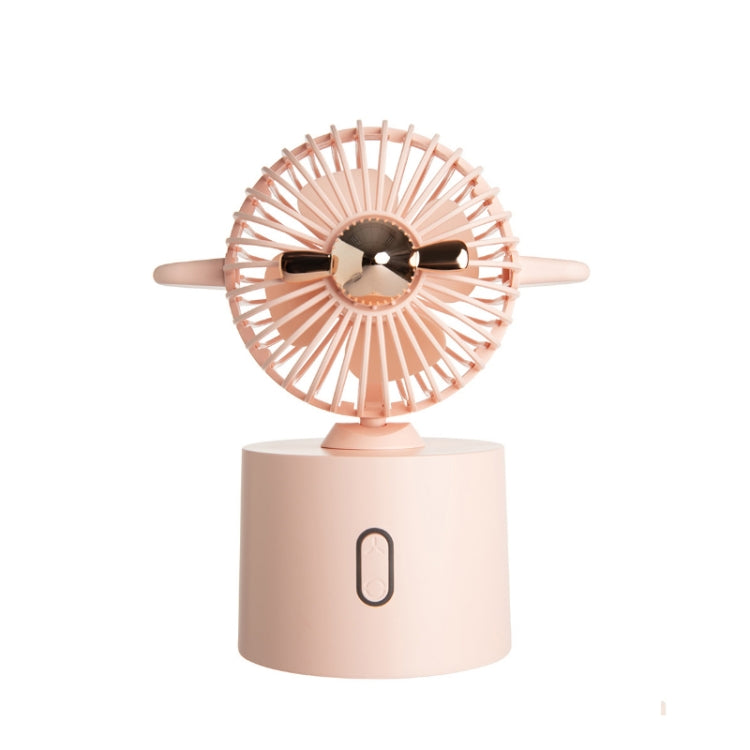 Creative Aircraft Shaking Head Fan Office Desktop USB Charging Mini Fan