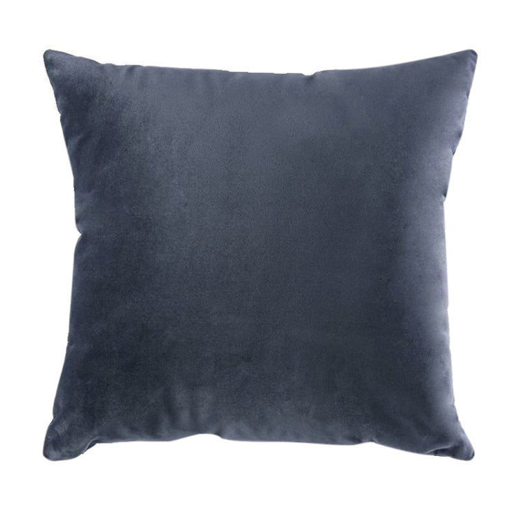 Velvet Solid Color Soft Pillowcase, Size:45cm*45cm
