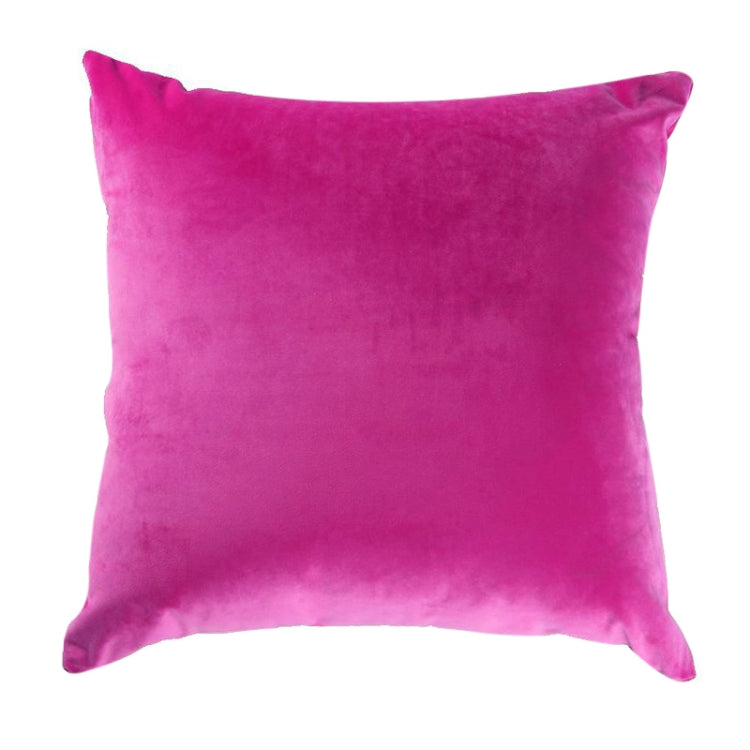 Velvet Solid Color Soft Pillowcase, Size:45cm*45cm