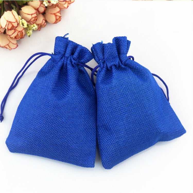 50 PCS Multi size Linen Jute Drawstring Gift Bags Sacks Wedding Birthday Party Favors Drawstring Gift Bags, Size:20x30cm