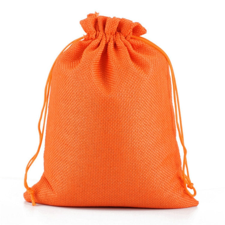 50 PCS Multi size Linen Jute Drawstring Gift Bags Sacks Wedding Birthday Party Favors Drawstring Gift Bags, Size:20x30cm