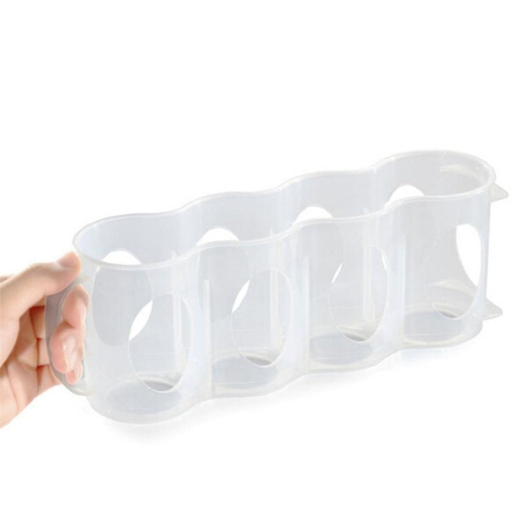 Kitchen Cans Beverage Storage Box Canned Beer Refrigerator 4 Grid Rack