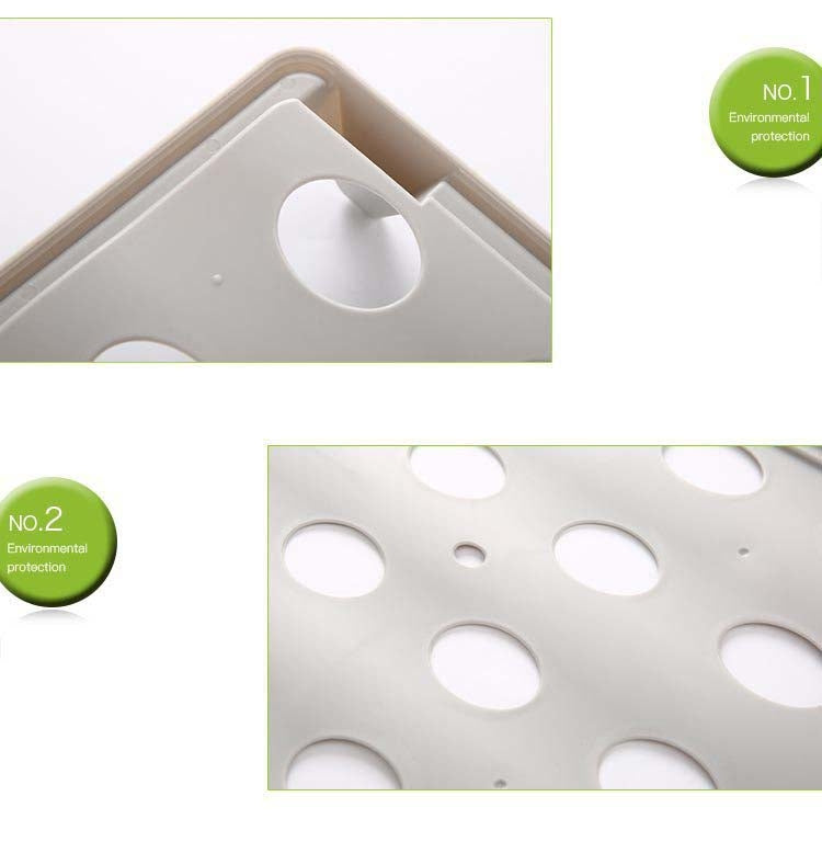 5PCS Stacking Clothes Board Folding Storage Rack Clothing Combination Finishing Tool(White)