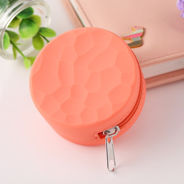 3 PCS Cute Solid Color Creative Silicone Zip Coin Purse