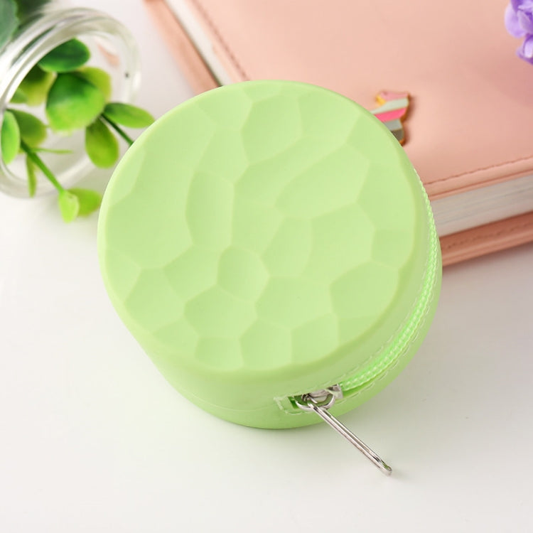 3 PCS Cute Solid Color Creative Silicone Zip Coin Purse
