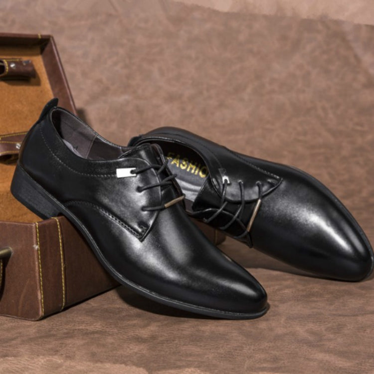 Men Business Dress Shoes Pointed Toe Men Shoes, Size:39