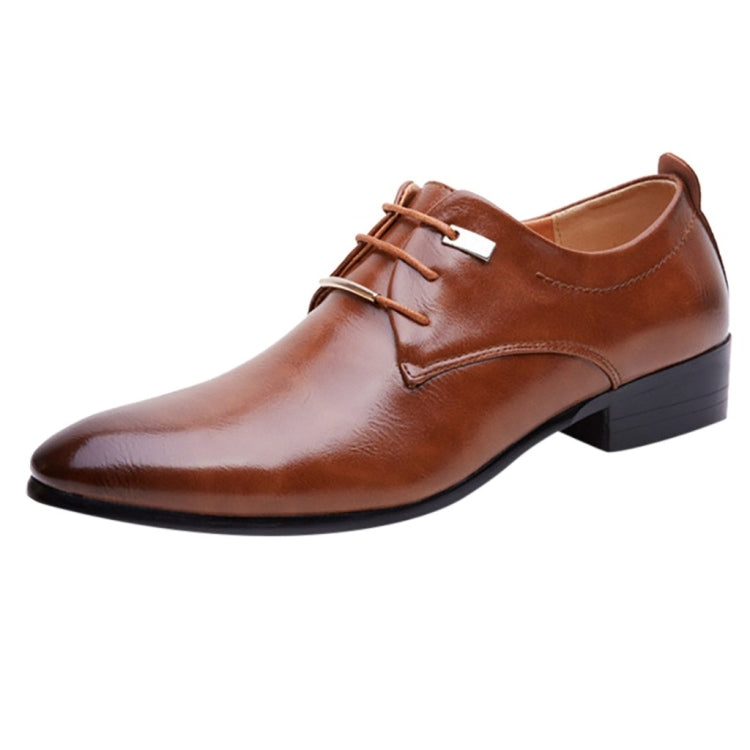 Men Business Dress Shoes Pointed Toe Men Shoes, Size:39