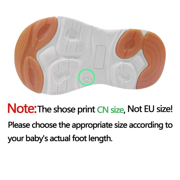 Children Letter Mesh Breathable Sport Run Sneakers Casual Shoes, Size:27