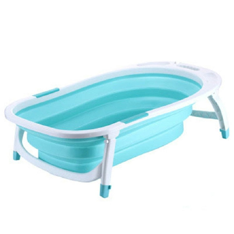 Baby Folding Bathtub Portable Plastic Baby Bath Shower Kids Bathtub
