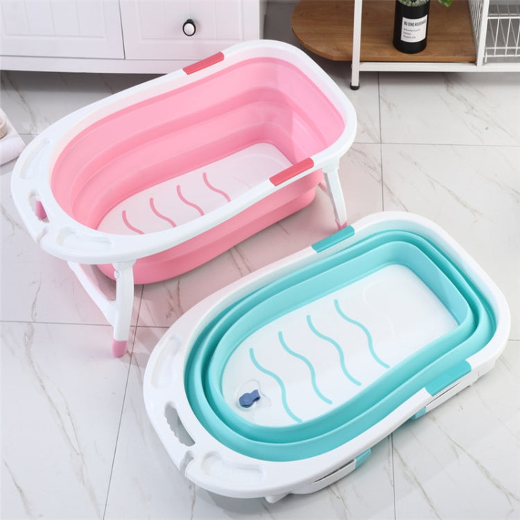 Baby Folding Bathtub Portable Plastic Baby Bath Shower Kids Bathtub
